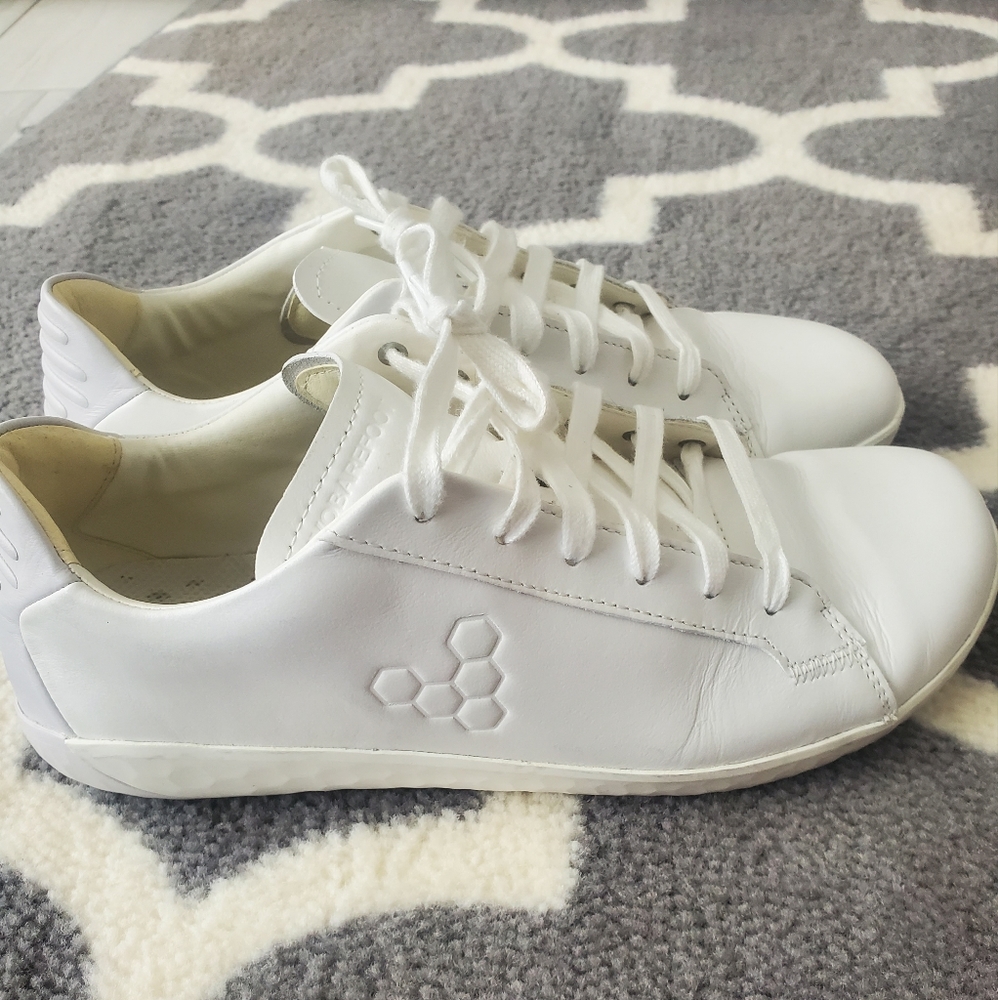 Vivobarefoot Geo Court shoes for women size 40 white leather